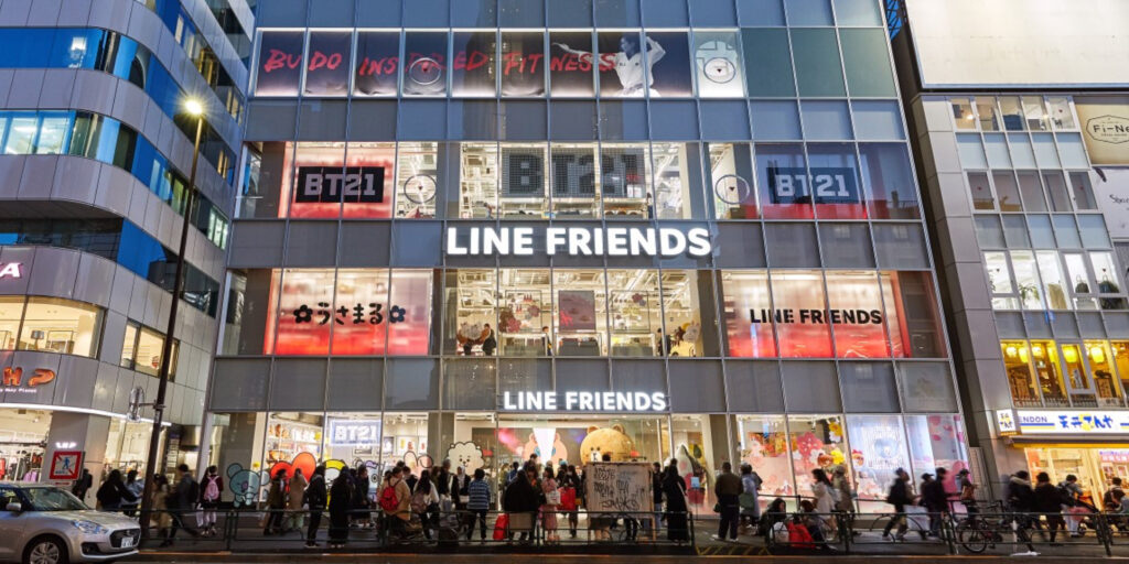 LINE Friendsの日本店舗
